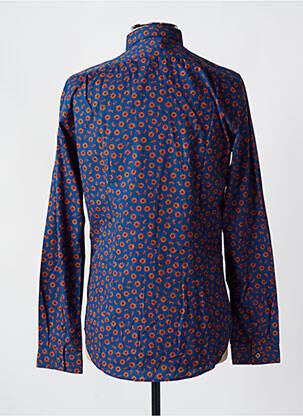 Chemise manches longues imprimé fleurs bleu PAUL SMITH homme