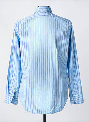 Chemise manches longues manches longues bleu BAGUTTA homme