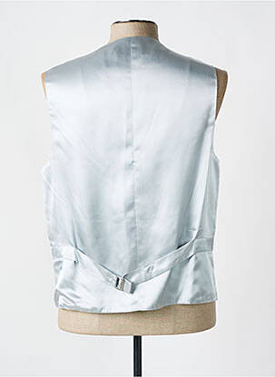 Gilet sans manche effet matière satinée gris BM homme