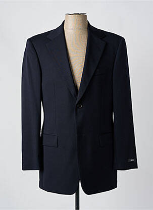 Blazer coupe cintrée bleu HUGO BOSS homme
