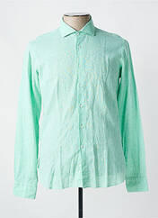 Chemise manches longues vert ORIAN pour homme seconde vue