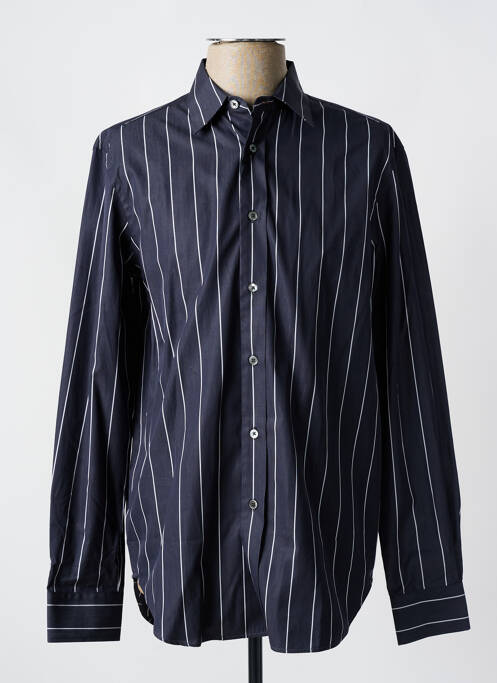 Chemise manches longues imprimé rayures gris PAUL SMITH homme