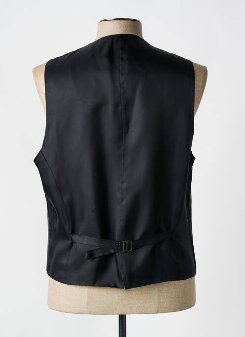 Gilet sans manche tissage chiné gris HUGO BOSS homme