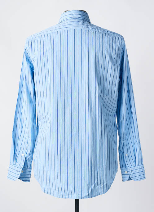 Chemise manches longues bleu BAGUTTA pour homme