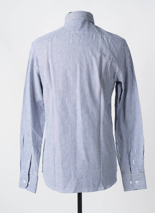 Chemise manches longues bleu PAL ZILERI pour homme