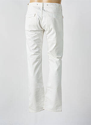 Pantalon droit stretch taille normale blanc SCARTI-LAB homme