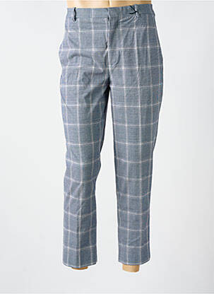 Pantalon chino fermeture zippée sous rabat avec crochet taille normale gris CIRCOLO 1901 homme