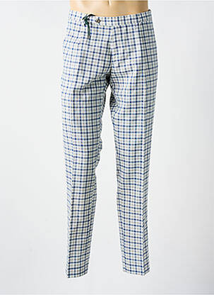 Pantalon chino poches taille normale bleu BERWICH homme