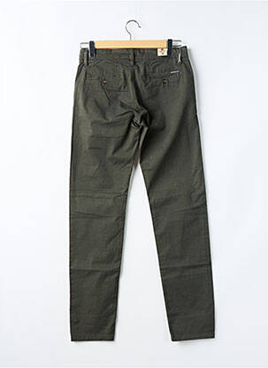Pantalon chino stretch taille normale vert IMPAQT homme