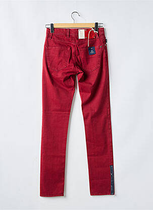 Jeans coupe slim fermeture boutonnée sur le devant taille normale rouge TRAMAROSSA homme