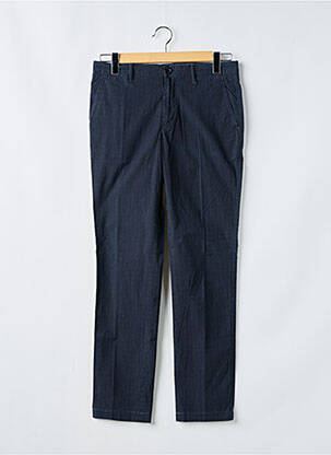 Pantalon slim fermeture zippée sous rabat boutonné taille normale bleu PAUL SMITH homme