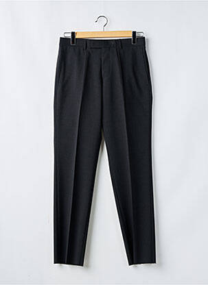 Pantalon chino fermeture zippée sous rabat avec crochet taille normale gris HUGO BOSS homme