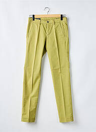 Pantalon chino stretch taille normale vert MASON'S homme