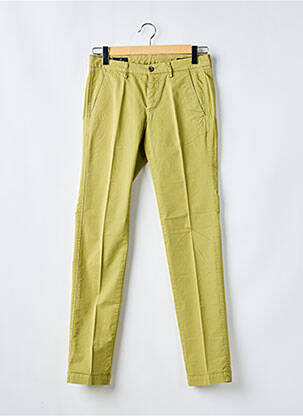 Pantalon chino stretch taille normale vert MASON'S homme