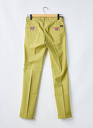Pantalon chino stretch taille normale vert MASON'S homme