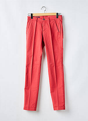 Pantalon chino stretch taille normale rouge MASON'S homme