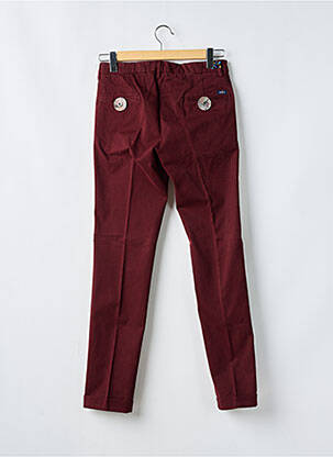 Pantalon chino stretch taille normale violet MASON'S homme