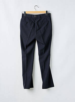 Pantalon droit fermeture zippée sous rabat avec crochet taille normale noir ROY ROBSON homme
