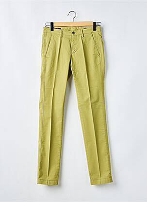 Pantalon chino stretch taille normale vert MASON'S homme