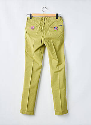 Pantalon chino stretch taille normale vert MASON'S homme