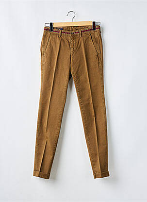 Pantalon chino stretch taille normale marron MASON'S homme