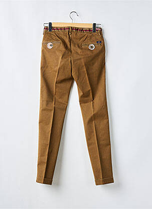 Pantalon chino stretch taille normale marron MASON'S homme