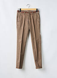 Pantalon chino stretch taille normale marron MASON'S homme