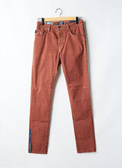 Jeans coupe droite marron TRAMAROSSA pour homme seconde vue