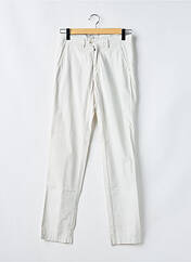 Pantalon chino blanc HARTFORD pour homme seconde vue
