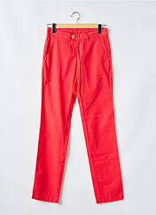 Pantalon chino rouge HARTFORD pour homme seconde vue