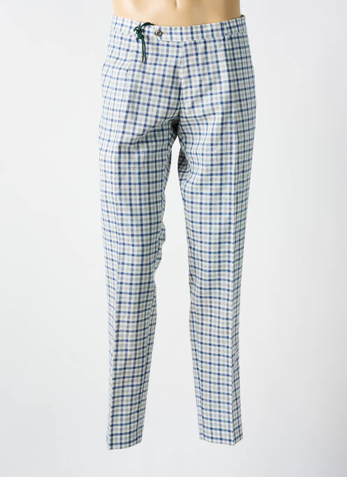 Pantalon chino poches taille normale bleu BERWICH homme