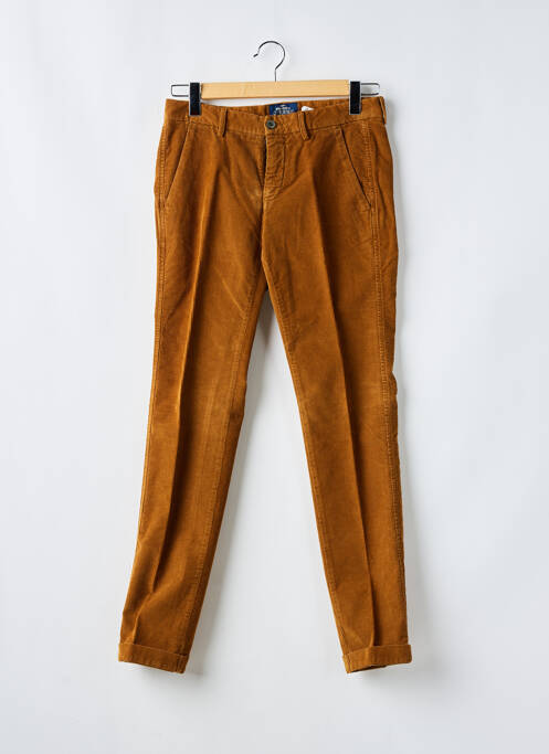 Pantalon chino stretch taille normale marron MASON'S homme