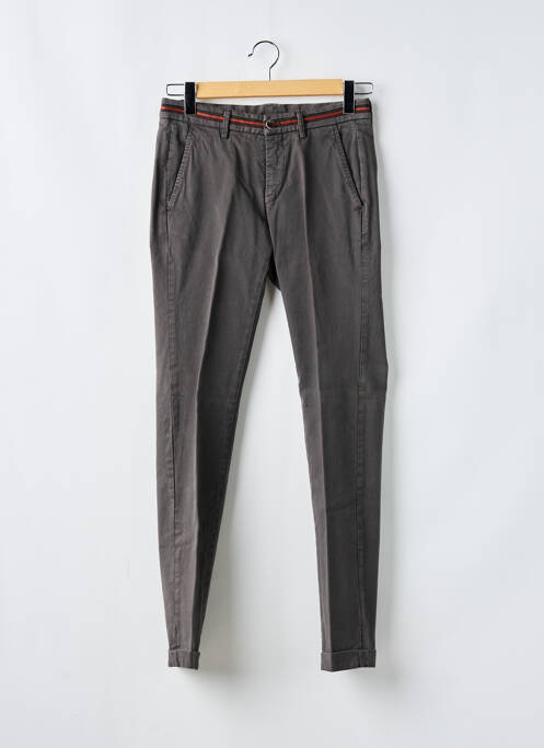 Pantalon chino stretch taille normale gris MASON'S homme