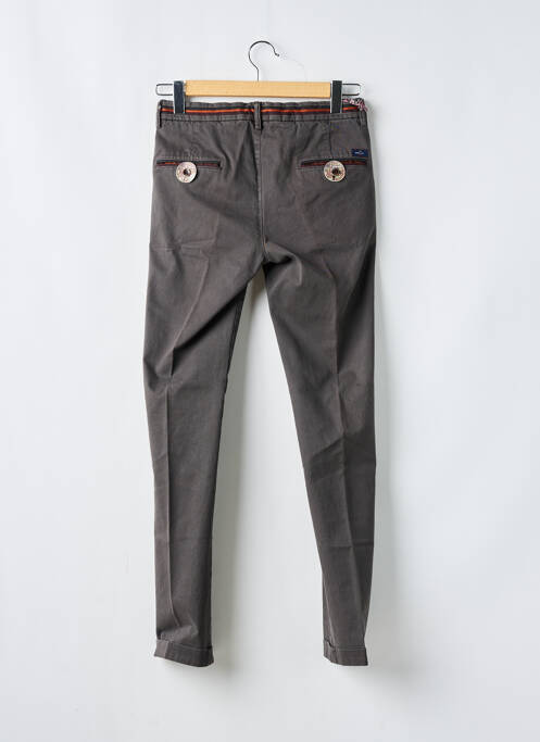 Pantalon chino stretch taille normale gris MASON'S homme