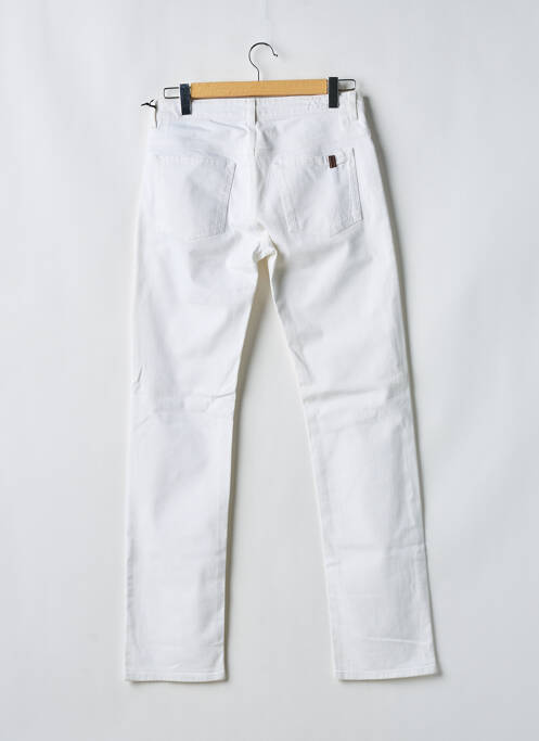 Jeans coupe droite blanc NOTIFY pour homme