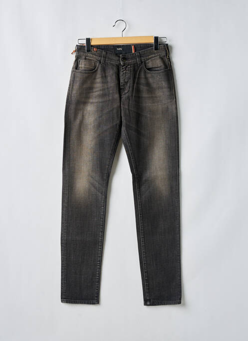 Jeans coupe slim gris NOTIFY pour homme