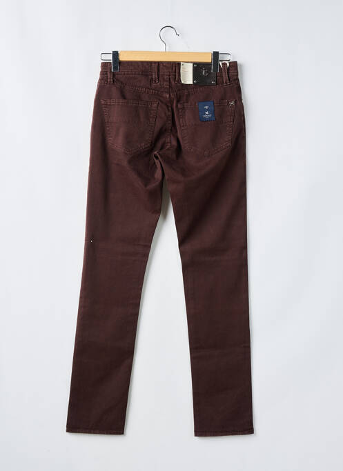 Jeans coupe slim marron TRAMAROSSA pour homme