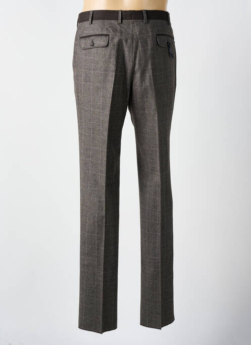 Pantalon droit marron PAL ZILERI pour homme