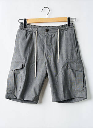 Bermuda taille élastique taille normale gris ELEVENTY homme