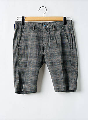 Bermuda tissage popeline taille normale gris MASON'S homme