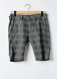 Bermuda tissage popeline taille normale gris MASON'S homme