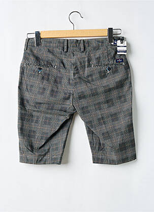 Bermuda tissage popeline taille normale gris MASON'S homme