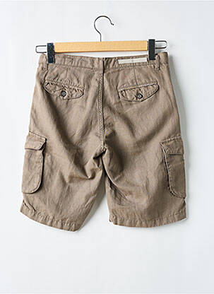 Bermuda multipoches taille normale marron ELEVENTY homme