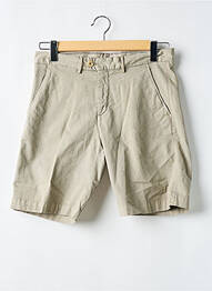 Bermuda tissage popeline taille normale vert HARTFORD homme