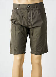 Bermuda tissage popeline taille normale vert HUGO BOSS homme
