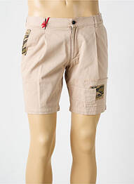Short tissage popeline taille normale beige L'ÉGOÏSTE homme