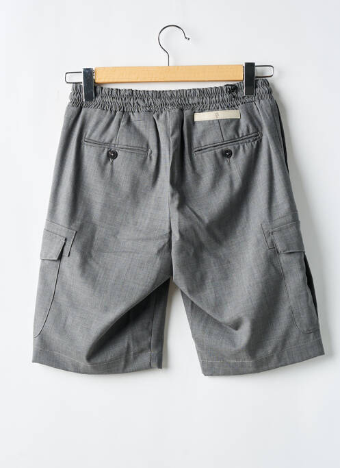 Bermuda taille élastique taille normale gris ELEVENTY homme