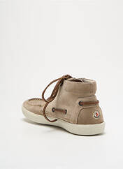 Chaussures bâteau beige MONCLER pour homme seconde vue