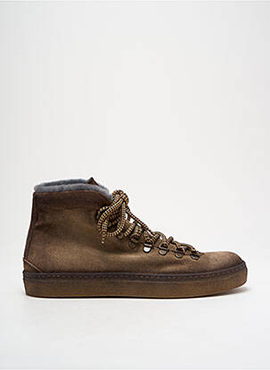 Baskets fourrée bout rond marron OPERA ANTONIO MAURIZI homme