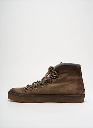 Baskets fourrée bout rond marron OPERA ANTONIO MAURIZI homme